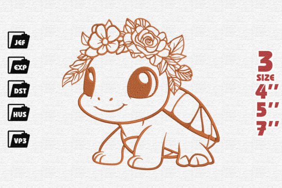 Baby Turtle Embroidery Review