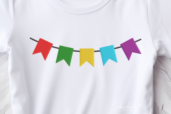 Bunting Flags Embroidery Review