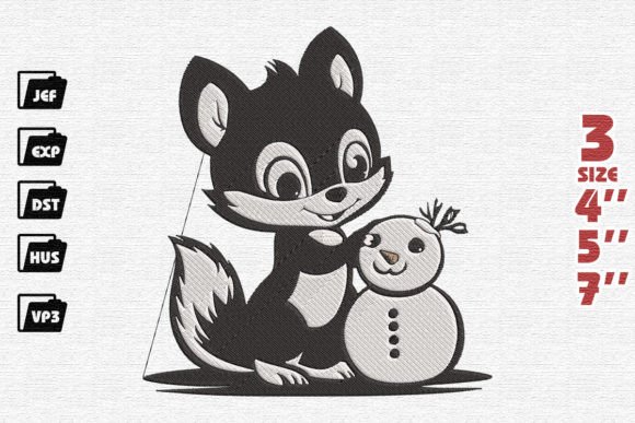 Cute Skunk Embroidery Design Review