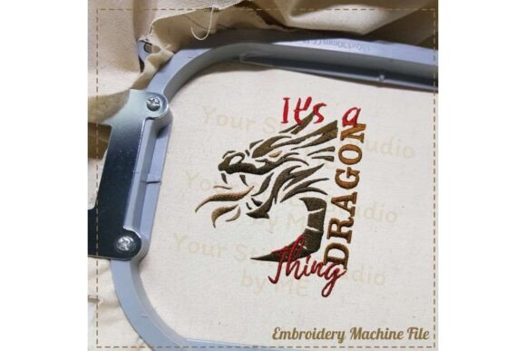 Dragon Embroidery Digital File Review