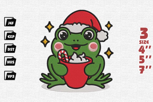 Frog’s Christmas Adventure Embroidery Design Review