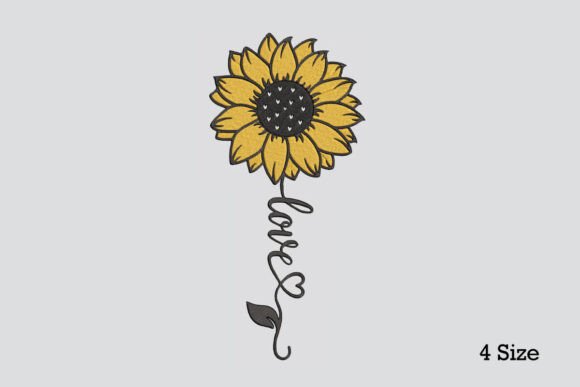 Love Sunflower Embroidery Design Review