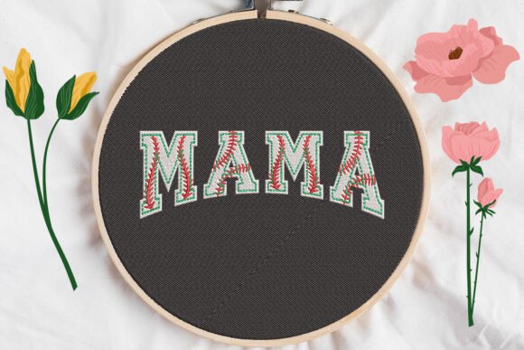 Mama Baseball Embroidery Review